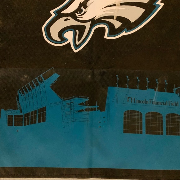 NFL EAGLES VTG Season Ticket Member FLAG BANNER “Every Fall We Rise “ 22" X 14” - Picture 5 of 13